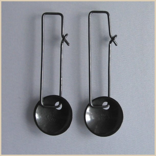 Clips with bowl o.silver earring